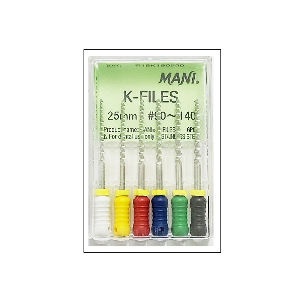 Mani K Files 25mm #35 Dental